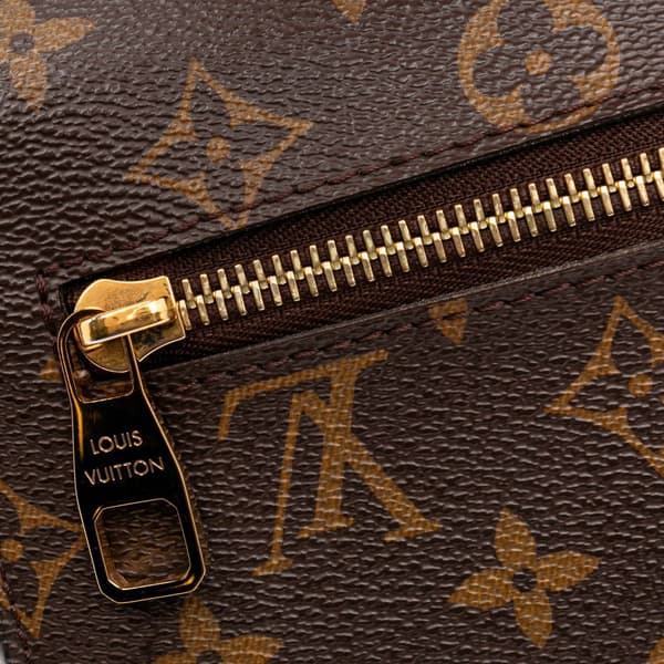 Pre-owned Louis Vuitton Monogram Pochette Metis Brown