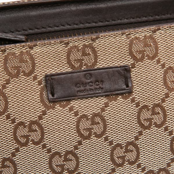 Pre-owned Gucci GG Canvas Handbag Brown