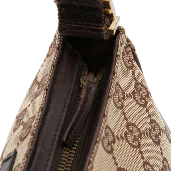 Pre-owned Gucci GG Canvas Handbag Brown