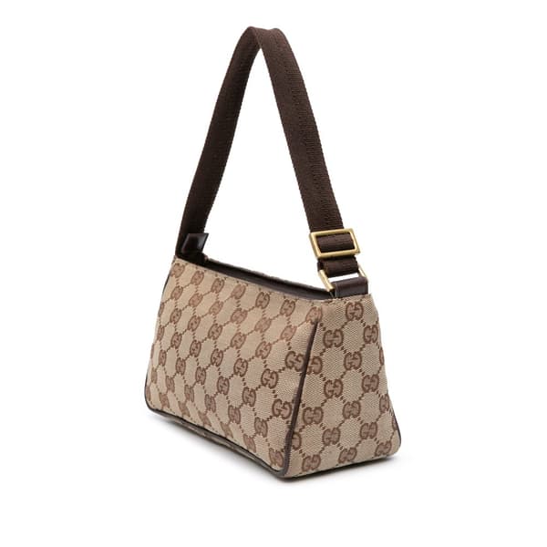 Pre-owned Gucci GG Canvas Handbag Brown