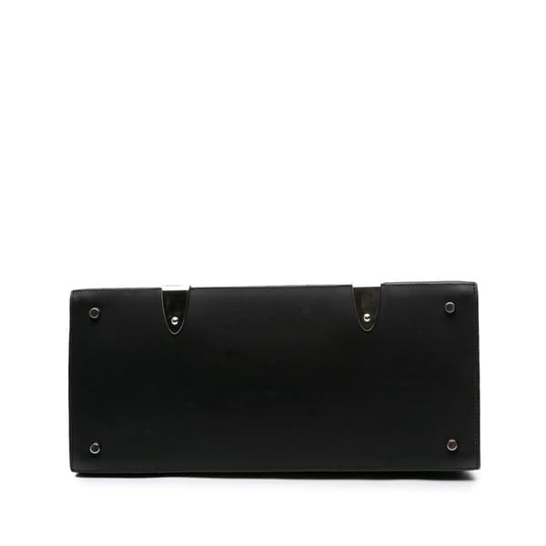 Pre-owned Goyard Goyardine Saigon Structured MM Black