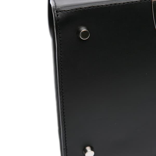 Pre-owned Goyard Goyardine Saigon Structured MM Black