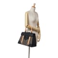 Miniatyrbilde 9 av 9: Pre-owned Goyard Goyardine Saigon Structured MM Black