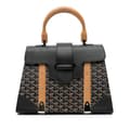 Miniatyrbilde 1 av 9: Pre-owned Goyard Goyardine Saigon Structured MM Black