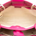 Miniatyrbilde 5 av 10: Pre-owned Gucci Small Calfskin Bamboo Shopper Satchel Pink