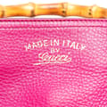 Miniatyrbilde 9 av 10: Pre-owned Gucci Small Calfskin Bamboo Shopper Satchel Pink
