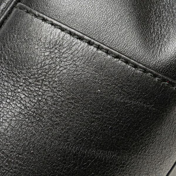 Pre-owned Gucci GG Canvas Bamboo Web Satchel Black