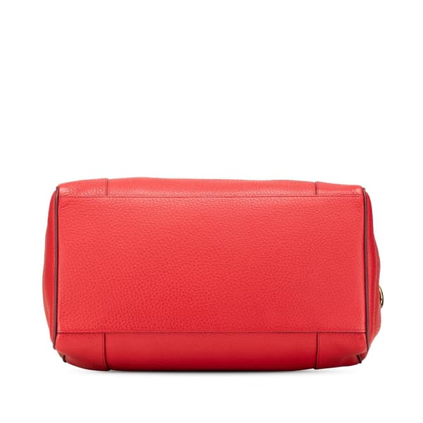 Pre-owned LOEWE Leather Fusta 31 Red