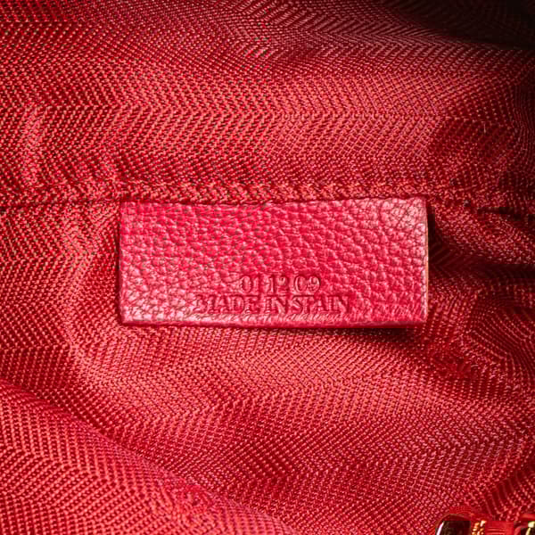 Pre-owned LOEWE Leather Fusta 31 Red