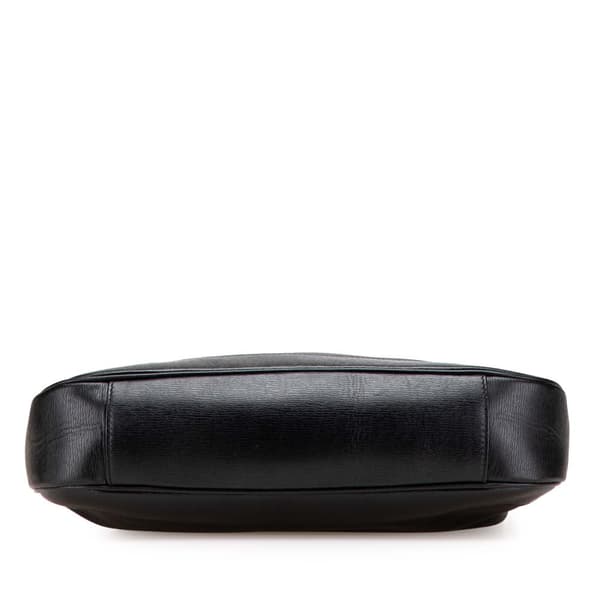 Pre-owned Gucci Leather Bamboo Satchel Black