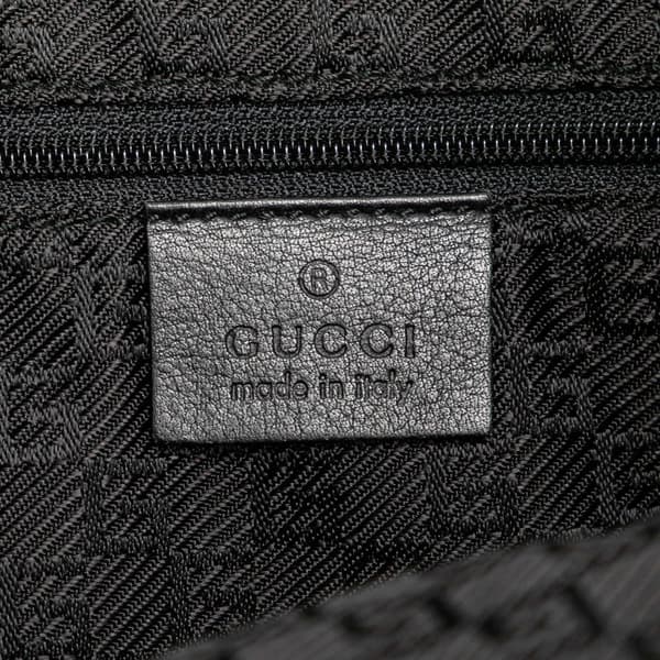 Pre-owned Gucci Leather Bamboo Satchel Black