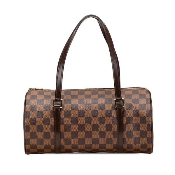 Pre-owned Louis Vuitton Damier Ebene Papillon 30 Brown