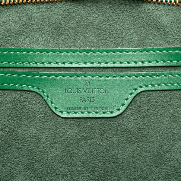 Pre-owned Louis Vuitton Epi Saint Jacques PM Short Strap Green