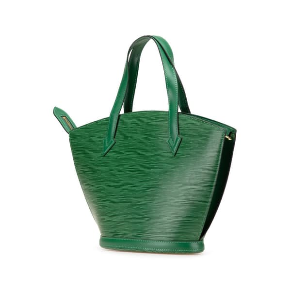 Pre-owned Louis Vuitton Epi Saint Jacques PM Short Strap Green