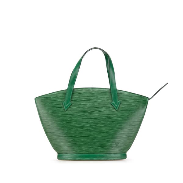 Pre-owned Louis Vuitton Epi Saint Jacques PM Short Strap Green