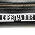 Miniatyrbild 8 av 10: Pre-owned Dior Small Leather Dior Vibe Zip Bowling Bag Black