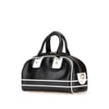 Miniatyrbild 2 av 10: Pre-owned Dior Small Leather Dior Vibe Zip Bowling Bag Black