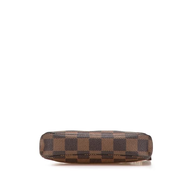 Pre-owned Louis Vuitton Damier Ebene Trunks and Bags Mini Pochette Accessoires Brown