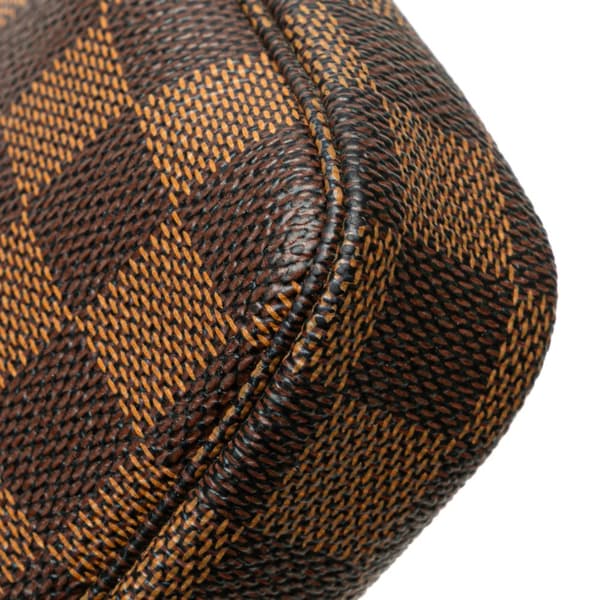 Pre-owned Louis Vuitton Damier Ebene Trunks and Bags Mini Pochette Accessoires Brown