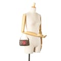 Miniatyrbilde 10 av 10: Pre-owned Louis Vuitton Damier Ebene Trunks and Bags Mini Pochette Accessoires Brown