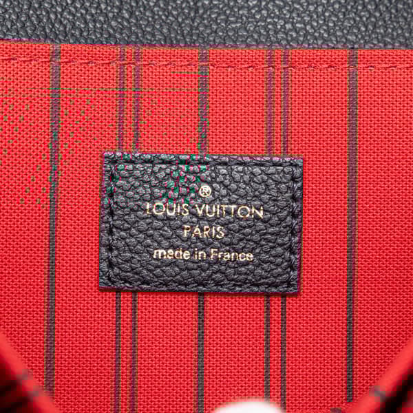 Pre-owned Louis Vuitton Monogram Empreinte Pochette Metis Blue