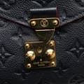 Miniatyrbild 7 av 10: Pre-owned Louis Vuitton Monogram Empreinte Pochette Metis Blue