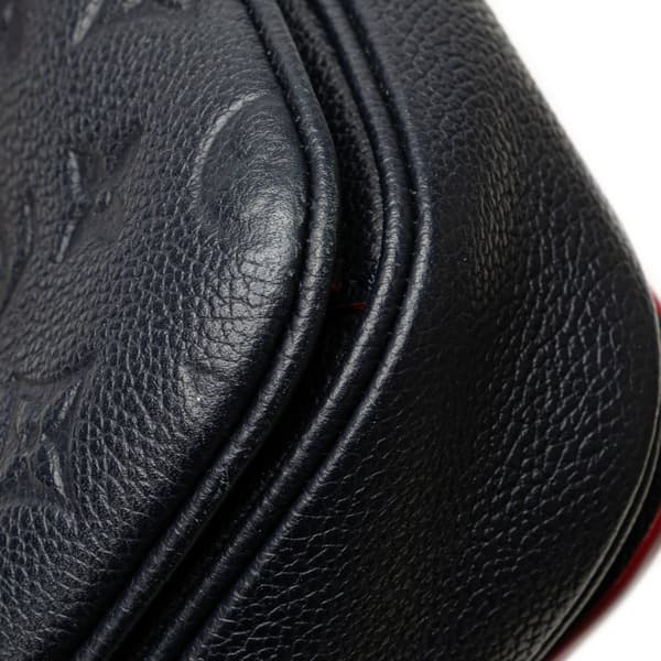 Pre-owned Louis Vuitton Monogram Empreinte Pochette Metis Blue