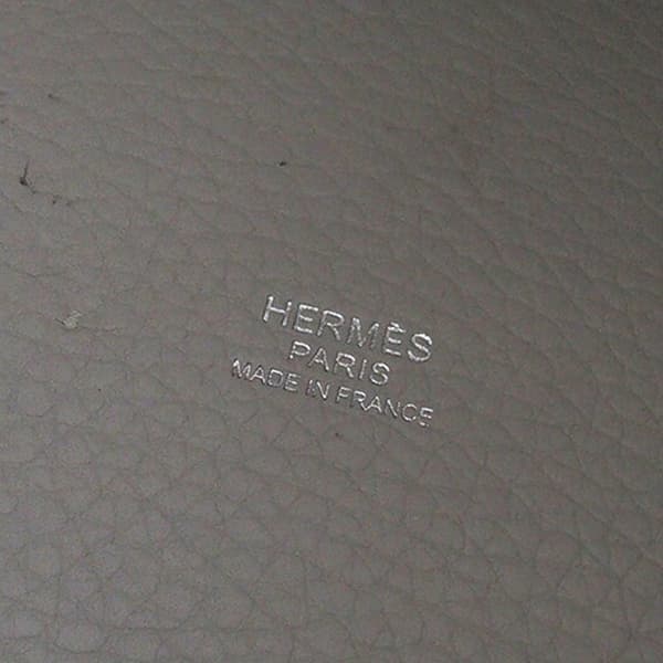 Pre-owned Hermès Clemence Picotin Lock 22 Gray
