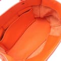 Miniatyrbild 3 av 10: Pre-owned Balenciaga Mini Leather Papier A4 Satchel Orange