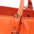 Miniatyrbild 8 av 10: Pre-owned Balenciaga Mini Leather Papier A4 Satchel Orange