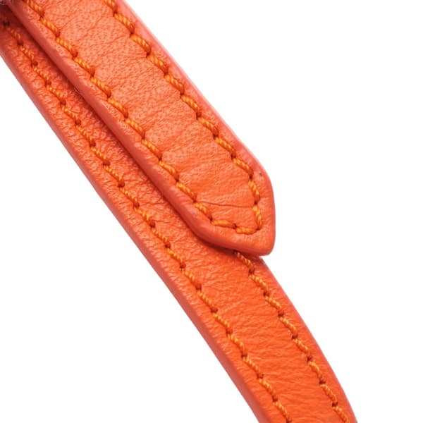 Pre-owned Balenciaga Mini Leather Papier A4 Satchel Orange
