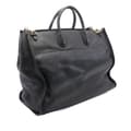 Pikkukuva 2 / 7: Pre-owned Gucci Large Leather Logo Convertible Satchel Black