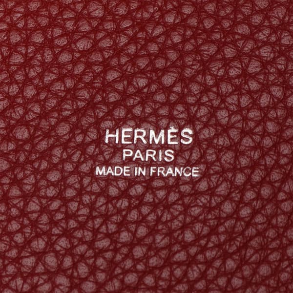 Pre-owned Hermès Clemence Picotin Lock 18 Red