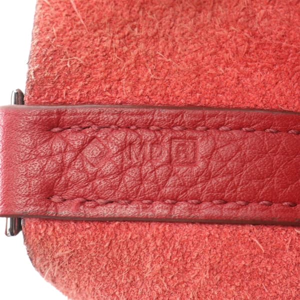 Pre-owned Hermès Clemence Picotin Lock 18 Red