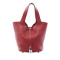 Pikkukuva 1 / 10: Pre-owned Hermès Clemence Picotin Lock 18 Red