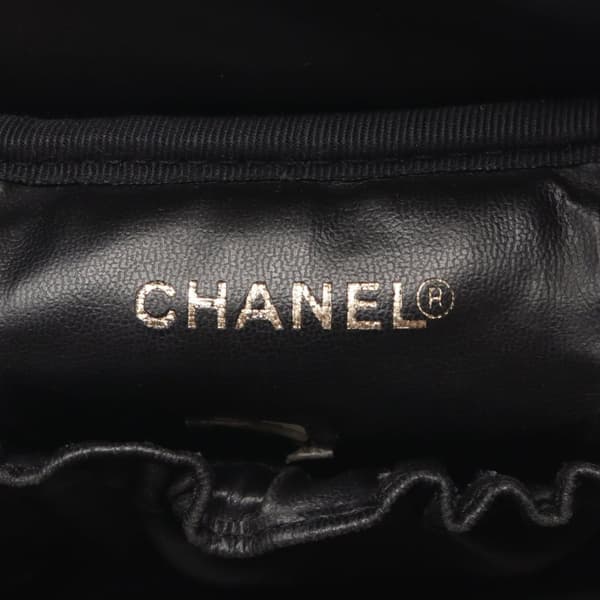 Pre-owned Chanel CC Caviar Vanity Case Black