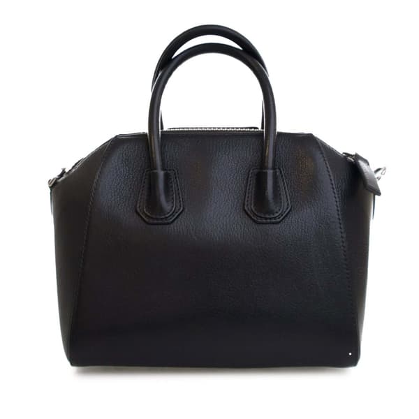 Pre-owned Givenchy Mini Sugar Goatskin Antigona Satchel Black