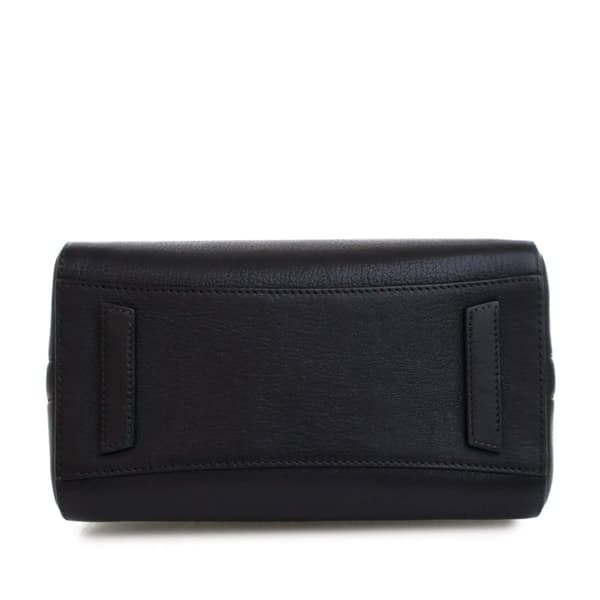Pre-owned Givenchy Mini Sugar Goatskin Antigona Satchel Black