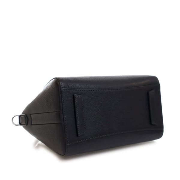 Pre-owned Givenchy Mini Sugar Goatskin Antigona Satchel Black