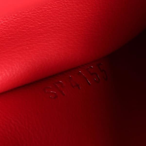 Pre-owned Louis Vuitton Taurillon Capucines BB Red