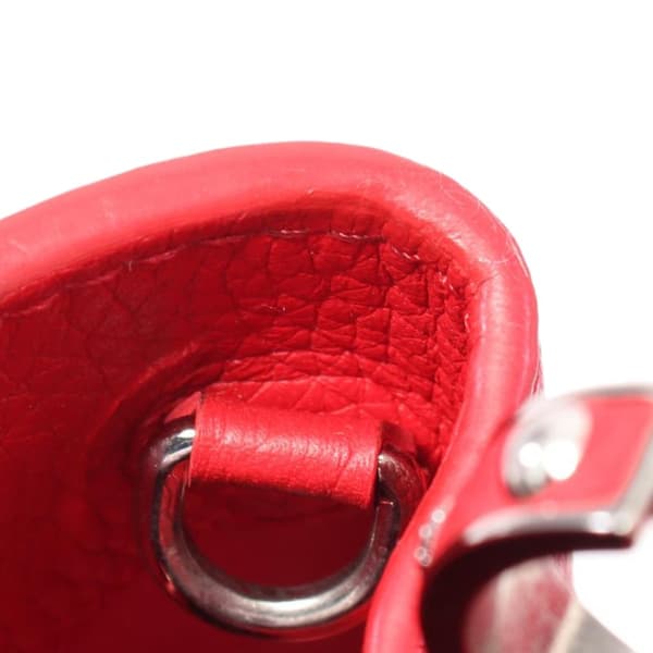 Pre-owned Louis Vuitton Taurillon Capucines BB Red