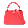 Miniatyrbilde 1 av 9: Pre-owned Louis Vuitton Taurillon Capucines BB Red