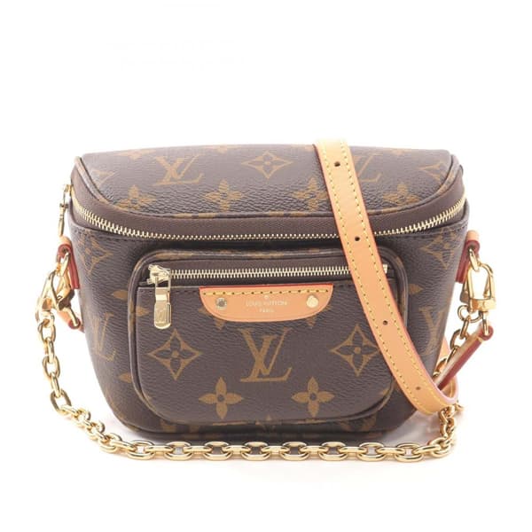 Pre-owned Louis Vuitton Monogram Mini Bumbag Brown