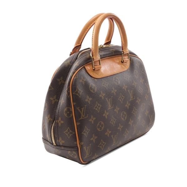 Pre-owned Louis Vuitton LOUIS VUITTON Trueville Handbag M42228 Monogram PVC coated canvas leather Brown Used Women