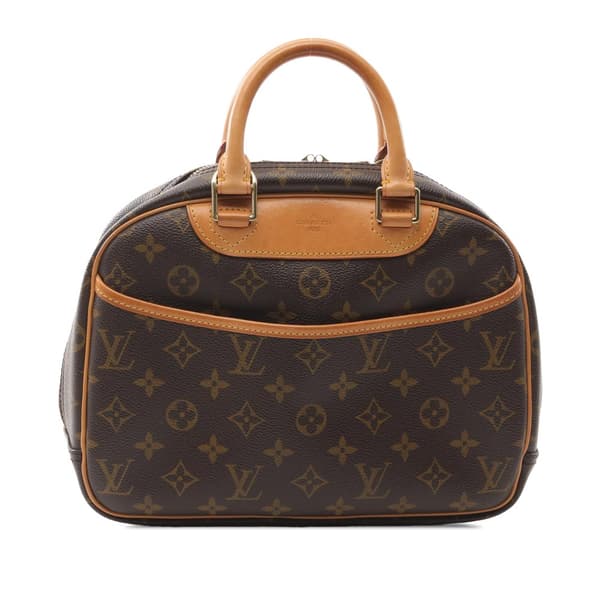 Pre-owned Louis Vuitton LOUIS VUITTON Trueville Handbag M42228 Monogram PVC coated canvas leather Brown Used Women