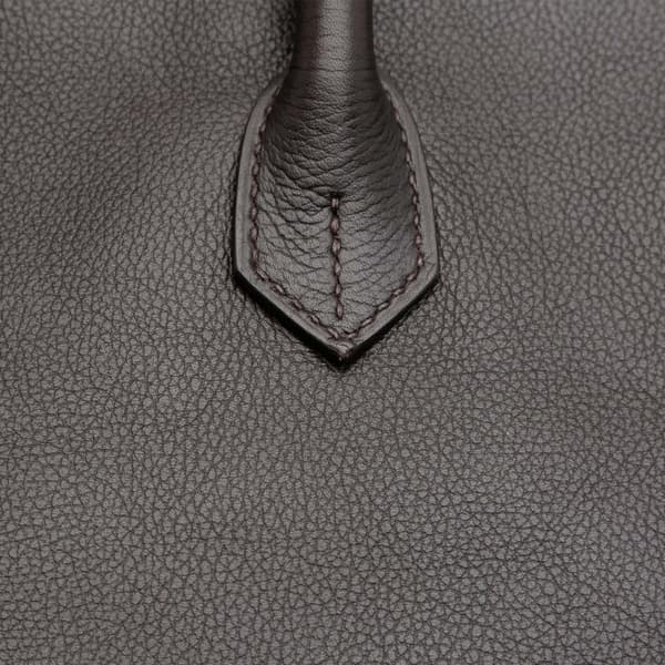 Pre-owned Hermès Togo Birkin Retourne 35 Brown