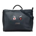 Pikkukuva 1 / 10: Pre-owned Fendi Large Leather Peekaboo Iconic Essential Faces Satchel Blue