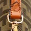 Miniatyrbillede 7 af 10: Pre-owned Fendi Zucca Embroidered Canvas Baguette Satchel Brown