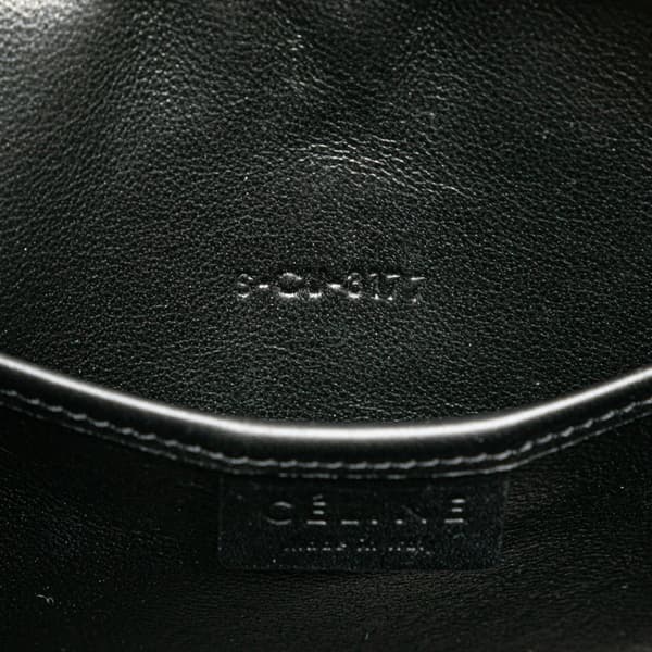 Pre-owned Celine Nano Tricolor Nubuck and Calfskin Luggage Tote Brown