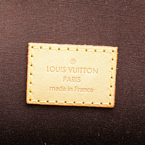 Pre-owned Louis Vuitton Monogram Vernis Alma GM Purple